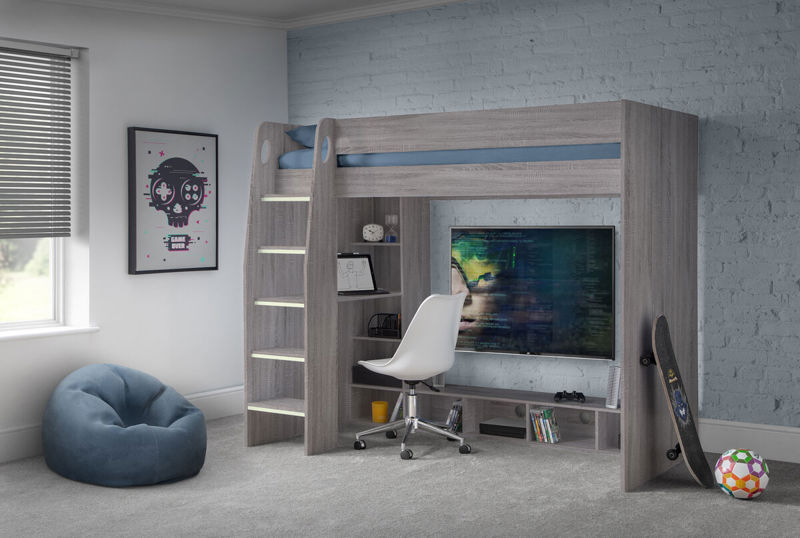 Nebula Gaming Bed - Grey